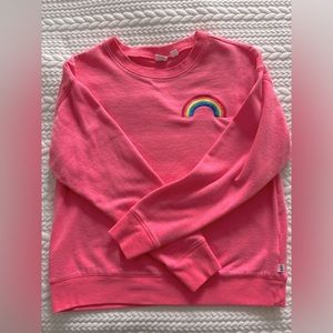 Gap Kids 
Pink Rainbow Sweatshirt 
Size: 12 (XL) - Girls